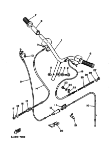 CG50ES ｽﾃｱﾘﾝｸﾞﾊﾝﾄﾞﾙ. ｹｰﾌﾞﾙ -1