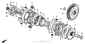 ZB50 Сцепление