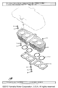 XJ650G Цилиндры