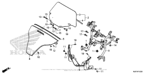 CTX700 Ветровое стекло