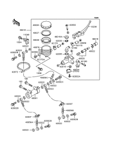 ZX250 Главный тормозной цилиндр