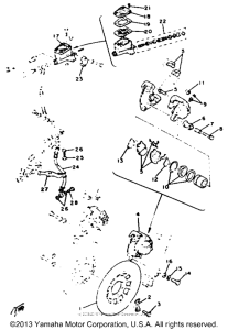 XS650H Double disc brakes alternate parts