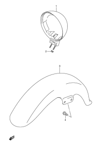 VL250 Переднее крыло