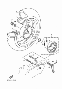 LTS125 リヤ ホイール