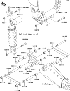 ZX1000 Подвеска