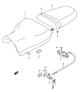 GSX-R600 Пружина