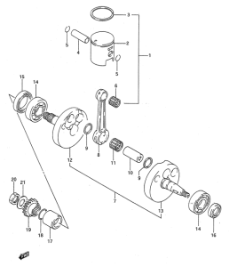 RM80 Вал коленчатый
