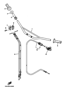  Рулевой рычаг и кабель