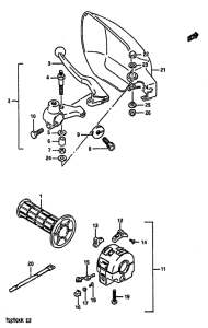 TS250 Left handle switch