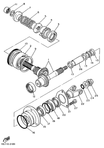 XV1000SE Промежуточный ведущий вал