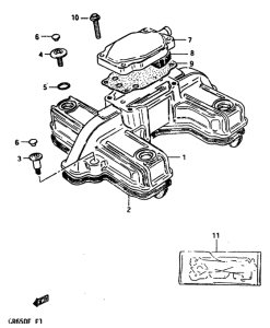 GR650 Крышка головки цилиндров