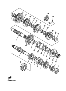 XJR1300C Трансмиссия