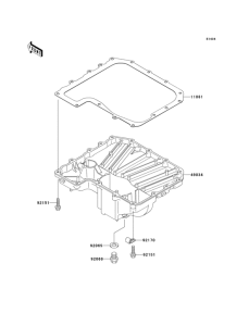 ZR1000 Маслянный поддон