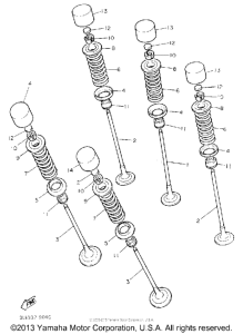 FZR1000D Клапана