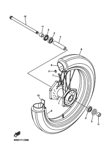 XVS1100ATL XVS1100ATLS Transom + tube