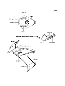ZX1000 Наклейки