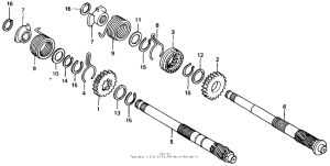 CT70 Кик стартер