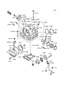 BN125 Головка цилиндров