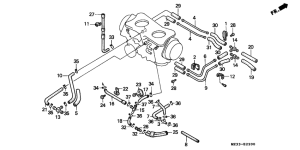 GL1500SE Шланги, трубки