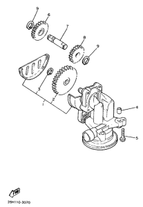 XVZ1300A Масляный насос