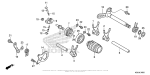  Вилка переключения передач