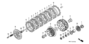XR600R Бендикс