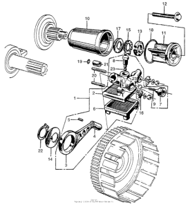 CB450 Масляный насос