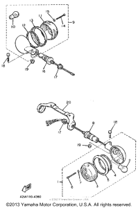 XJ700NC Поворотники