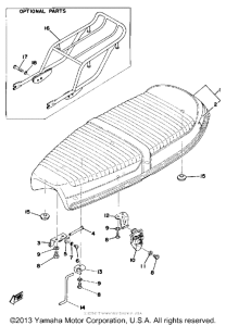 RD200C Сиденье