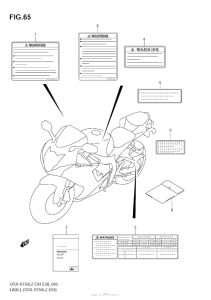 GSX-R750 Label (Gsx-R750 L2 E03)