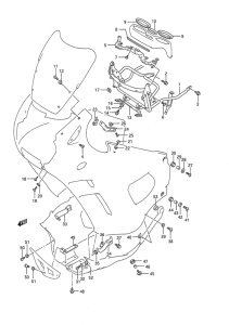 GSX750 Cowling installation parts