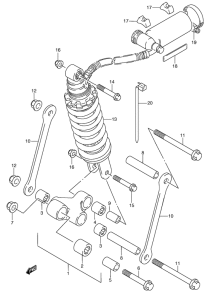 RGV250 Cushion lever