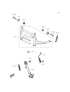 SC300 Подножка