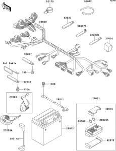 ZX600 Электрика