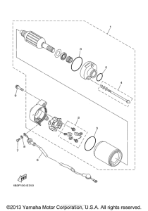 TTR125LEW Стартер
