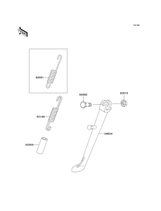 EL250 Подножка