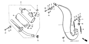 CR125R Глушитель