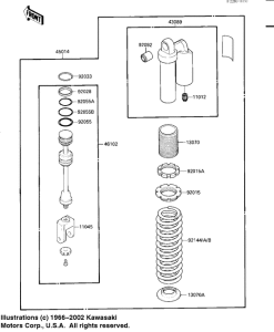  Абсорбер удавный в сборе задний
