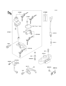 EJ650 Замок зажигания