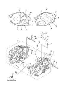  Картер двигателя
