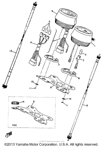 XS2 Спидометр-тахометр