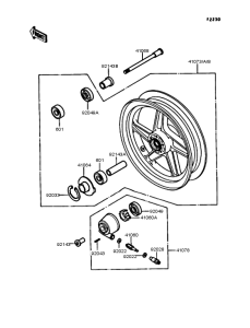 KR250 Переднее колесо