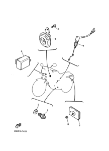 SRX400 Электрические детали