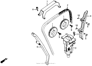 CB1000F Цепь ГРМ