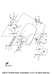 XVS1300CT Обтекатели