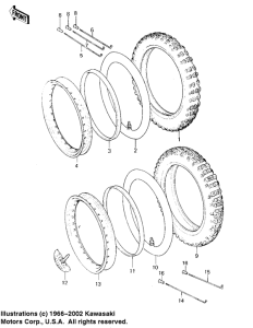 KL250 Колеса,покрышки