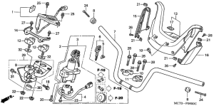 FJS600 Handle pipe /  handle cover