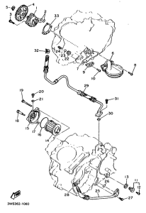 XT500E Масляный насос