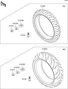 ZX1400 Покрышки