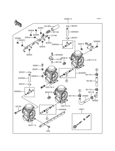 ZX750 Carburetor assy
